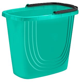 Ведро  прямоугольное Disco 10л аквамарин